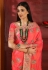 Pink silk festival wear saree  4115